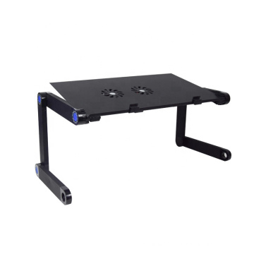 OEM Ergonomic Aluminum Adjustable Foldable Cooling Non-Slip Desktop Laptop Mount Computer Stand for Bed